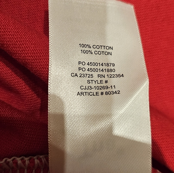 Aritzia Tna Beale Moxk-Neck Long sleeve Color-Block Cotton Top Oversized Size S - Picture 7 of 7